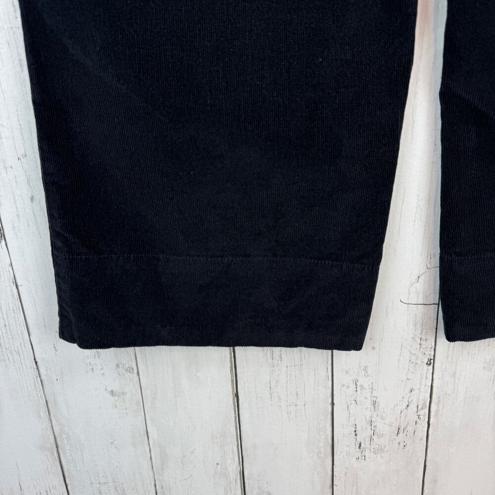 Pact Black Organic Corduroy Palazzo Pants High Rise Wide Leg Retro Size Small - Picture 8 of 16